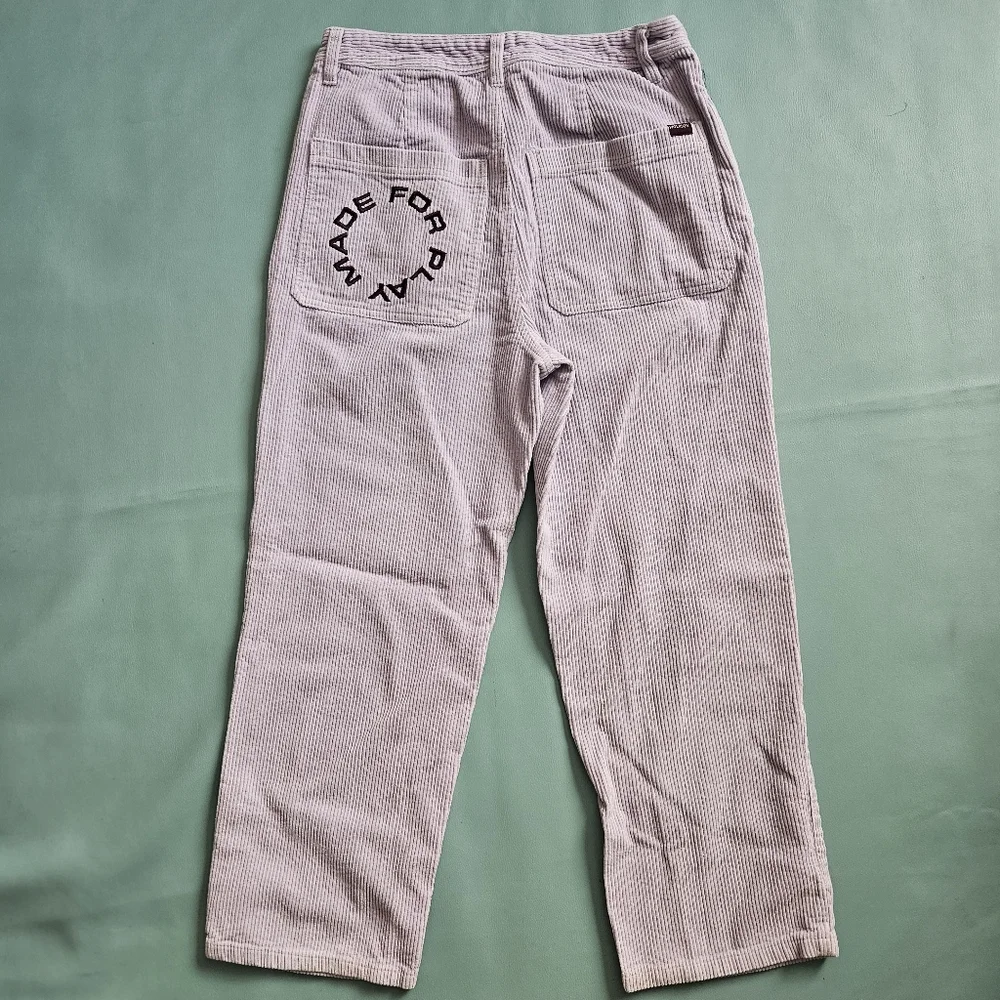 Paterson Wide Leg Lavender Corduroy Skate Pants